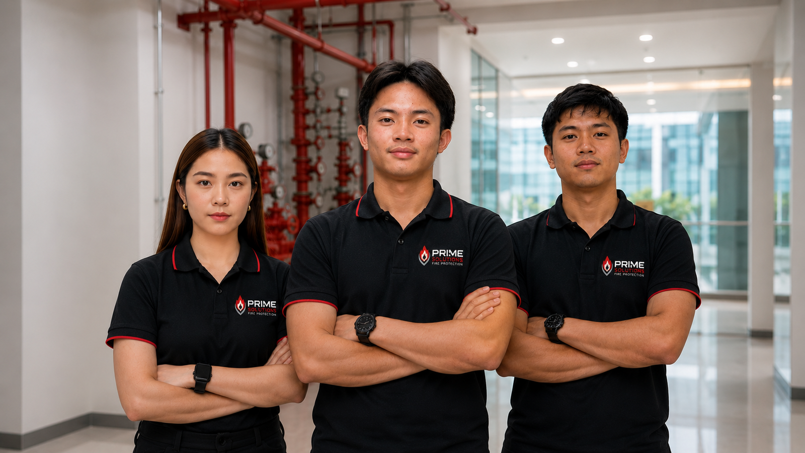 Prime Solutions technicians and engineers